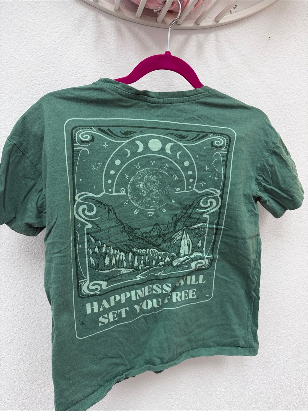 wild fable Green Moon Phases Graphic Tee - Picture 2 of 3